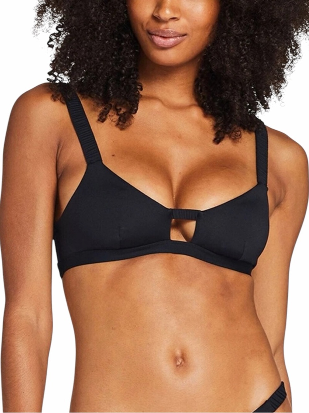 Vitamin A Black Lennon Bralette Bikini Top EcoLux NWT Size 4 XS 100T ECB
